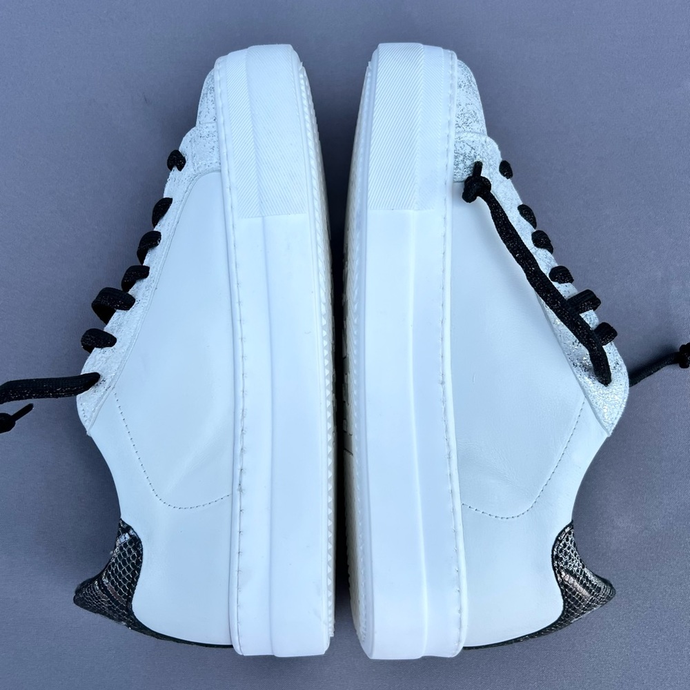 P448 White and Black Sneakers - Picture 8 of 10